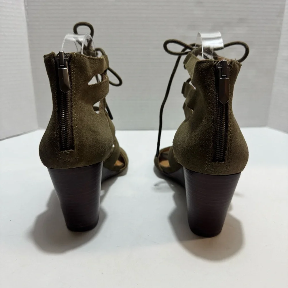 Crown Vintage Khaki‎ Wedge Sandals
